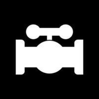 Valve it is white icon . vector