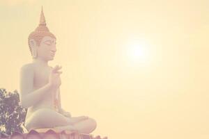 Big Buddha statue for pray photo