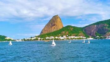 Pain de sucre panorama pao de acucar rio de janeiro brésil. video