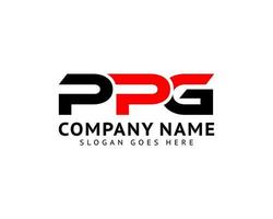 Initial Letter PPG Logo Template Design vector