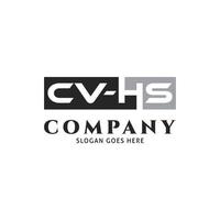 Initial Letter CVHS Icon Vector Logo Template Illustration Design