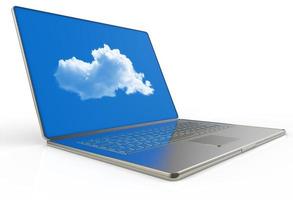 Cloud computing concept photo