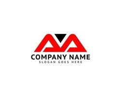 Initial Letter AA Logo Icon Design Template vector