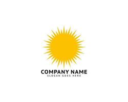 Sun Logo Design Template Vector