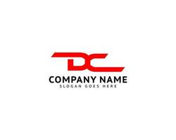 Initial Letter DC Logo Design Template vector