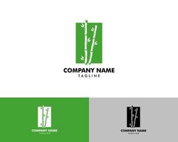 Bamboo Logo Template Vector Icon Illustration Design