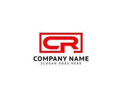 Initial Letter CR Logo Template Design vector