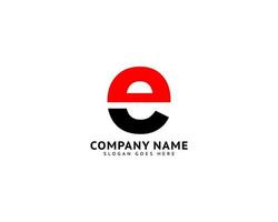 Initial Letter E Logo Template Design vector