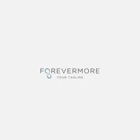 forever more infinity logo simple vector