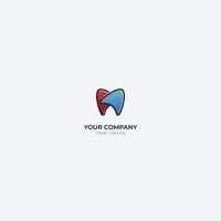 dental abstract clinic logo vector