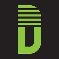 Abstract letter D logo design. Creative,Premium Minimal emblem design template. Graphic Alphabet Symbol for Corporate Business Identity. Initial DD vector element