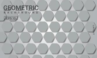 Gray and white gradient geometric background. Perfect for copybook brochures, school books, Notebook paper, presentation, magazine template. vector