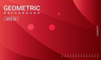 Red gradient geometric background. Perfect for copybook brochures, school books, Notebook paper, book, magazine template. vector