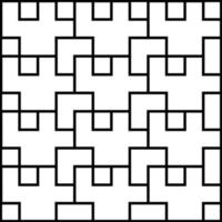 patrón sin costuras de mosaico de forma simple perfecto para fondo o papel tapiz vector