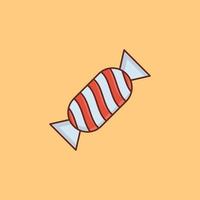 candy  Vector illustration on a background. Premium quality symbols. Vector Line Flat color  icon for concept and graphic design.