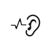 Hearing Logo Template vector icon design