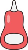 sauce Vector illustration on a transparent background. Premium quality symbols. Vector Line Flat color  icon for concept and graphic design.