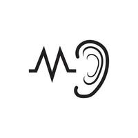 Hearing Logo Template vector icon design