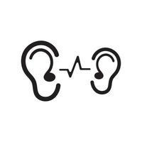 Hearing Logo Template vector icon design