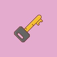 key Vector illustration on a background. Premium quality symbols. Vector Line Flat color  icon for concept and graphic design.