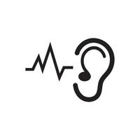 Hearing Logo Template vector icon design