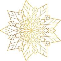 mandala design with golden artwork, vintage, royal, circle, flower vector