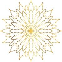 mandala design with golden artwork, vintage, royal, circle, flower vector
