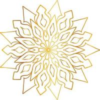 mandala design with golden artwork, vintage, royal, circle, flower vector