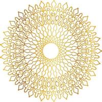 mandala design with golden artwork, vintage, royal, circle, flower vector