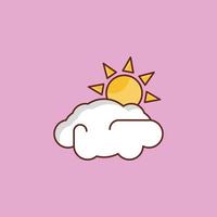weather Vector illustration on a background. Premium quality symbols. Vector Line Flat color  icon for concept and graphic design.
