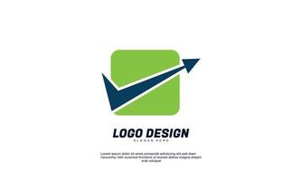 creative accounting design logo template finance logo design vector illustration