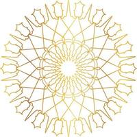 mandala design with golden artwork, vintage, royal, circle, flower vector