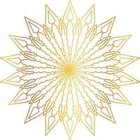 mandala design with golden artwork, vintage, royal, circle, flower vector