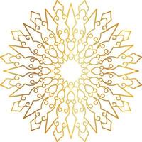 mandala design with golden artwork, vintage, royal, circle, flower vector