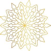 mandala design with golden artwork, vintage, royal, circle, flower vector