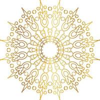 mandala design with golden artwork, vintage, royal, circle, flower vector