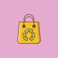 bag Vector illustration on a background. Premium quality symbols. Vector Line Flat color  icon for concept and graphic design.