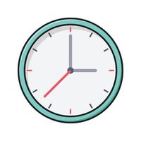 time Vector illustration on a background. Premium quality symbols. Vector Line Flat color  icon for concept and graphic design.