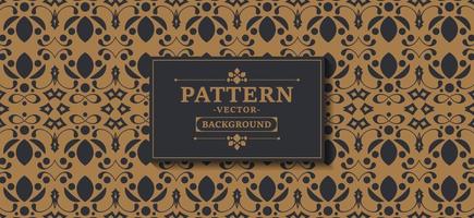 elegant pattern vintage style background vector