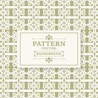 elegant pattern vintage style background vector