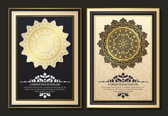 Luxury premium mandala cover design