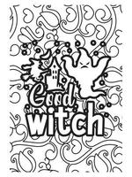Halloween Coloring page design. coloring page design. pattern coloring page design. vector
