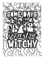 Halloween Coloring page design. coloring page design. pattern coloring page design. vector