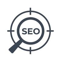 icono de orientación seo vector