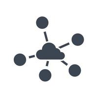 Cloud Connectivity Icon vector