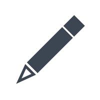 Pencil Blogging Icon vector