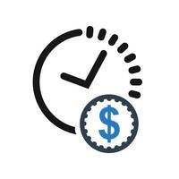 Investment Time Icon vector