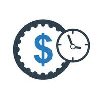 Investment Time Icon vector