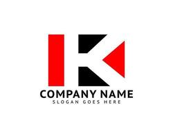 Initial Letter K Logo Template Design vector