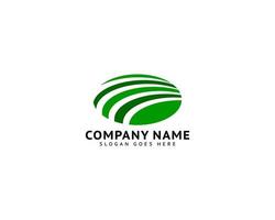 Green Nature Farm Logo Design Template vector